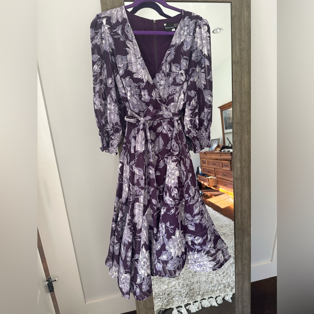 Women’s purple floral dress size 8